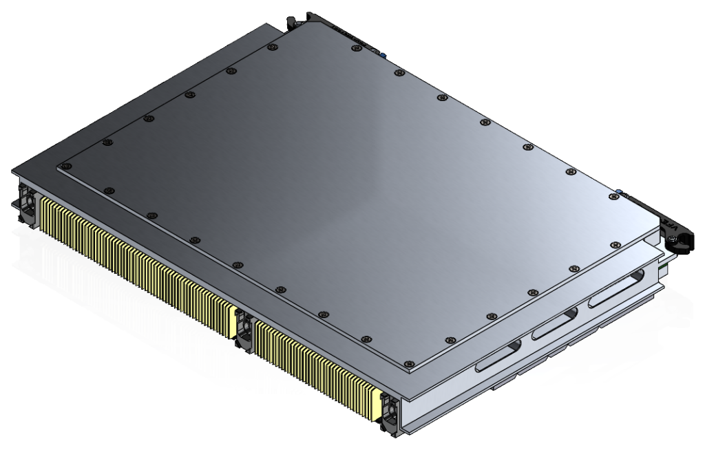 Rugged hybrid cooled solution conforming to VITA 48.5 standards